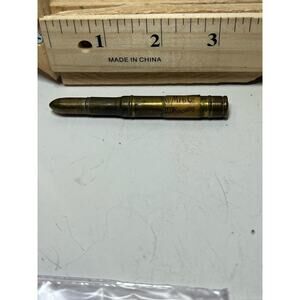 Vintage Brass Dummy Cartridge Advertising Tool Collectible Industrial Decor
